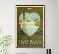 Venice Simplon Orient Express - Vintage Travel Poster