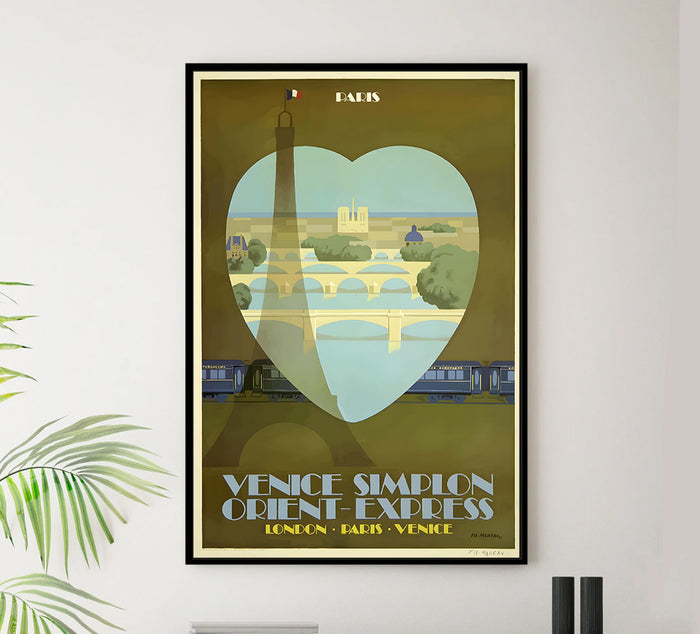 Venice Simplon Orient Express - Vintage Travel Poster