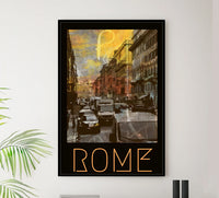 Italy - Rome - Vintage Travel Poster