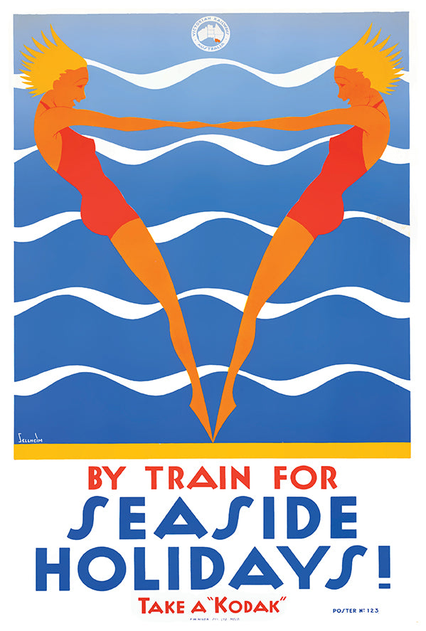 Australia - Victorian Railways - Seaside - Vintage Travel Poster