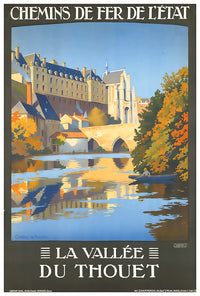 France - Chemins - De Fer De Letat - Vintage Travel Poster