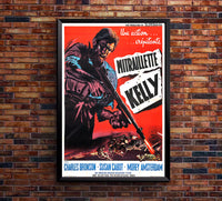 Machine Gun Kelly 1958 - Charles Bronson - France - Classic Movie Poster