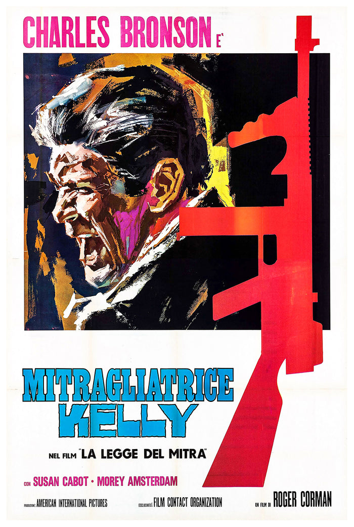 Machine Gun Kelly 1958 - Italy - Classic Movie Poster