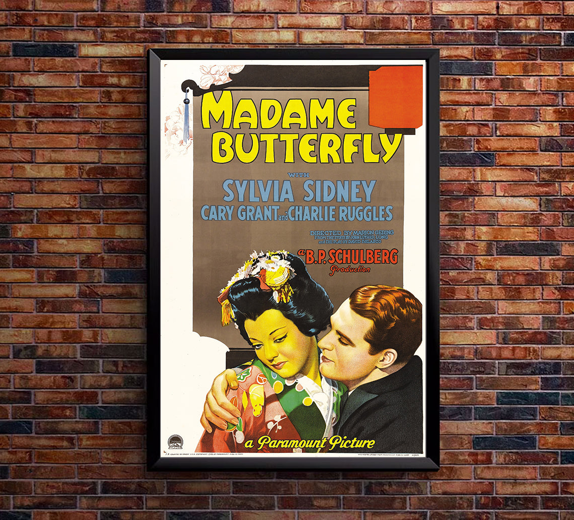 Madame Butterfly 1932 - Cary Grant - US - Classic Movie Poster