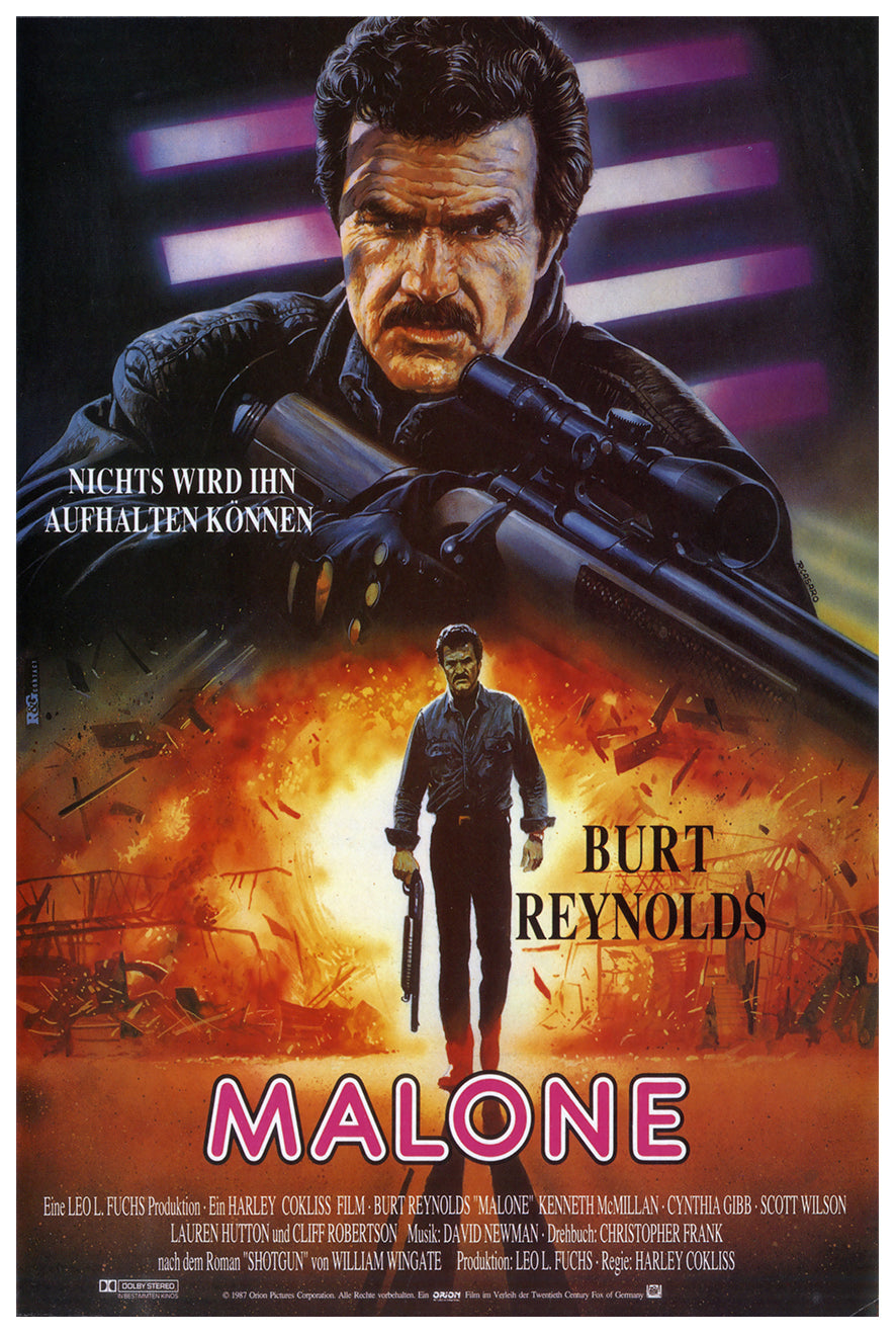 Malone 1987 - German - Classic Movie Poster