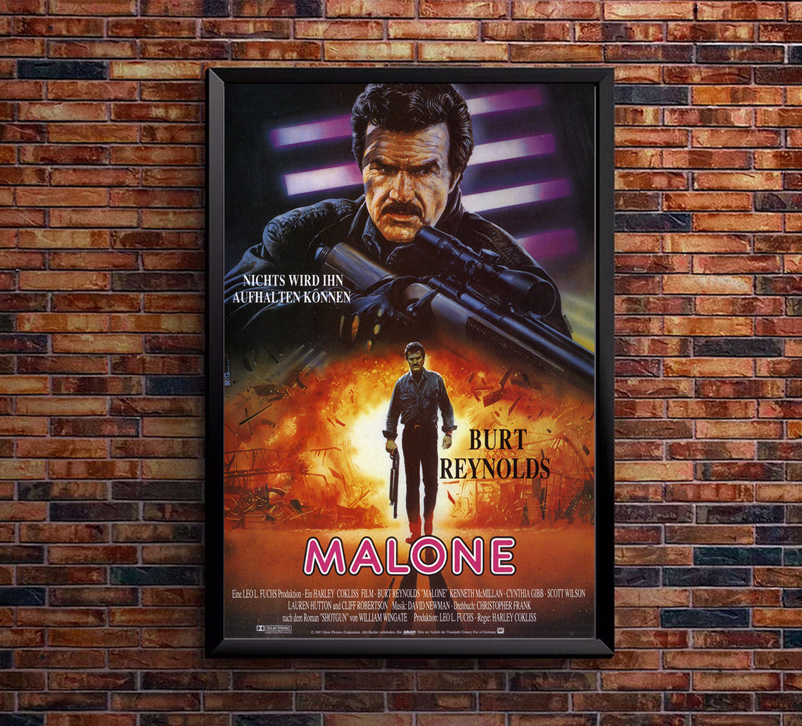 Malone 1987 - German - Classic Movie Poster