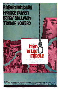 Man in the Middle 1964 - Robert Mitchum - Vintage Classic Movie Poster