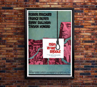 Man in the Middle 1964 - Robert Mitchum - Vintage Classic Movie Poster