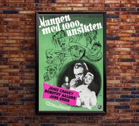 Man of a Thousand Faces 1957 - James Cagney - Sweden - Classic Movie Poster