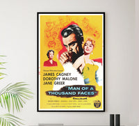 Man of a Thousand Faces 1957 - James Cagney - US - Classic Movie Poster