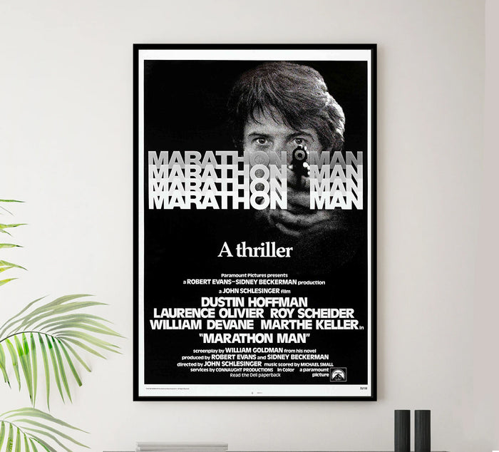 Marathon Man 1976 - Laurence Olivier - US - Classic Movie Poster