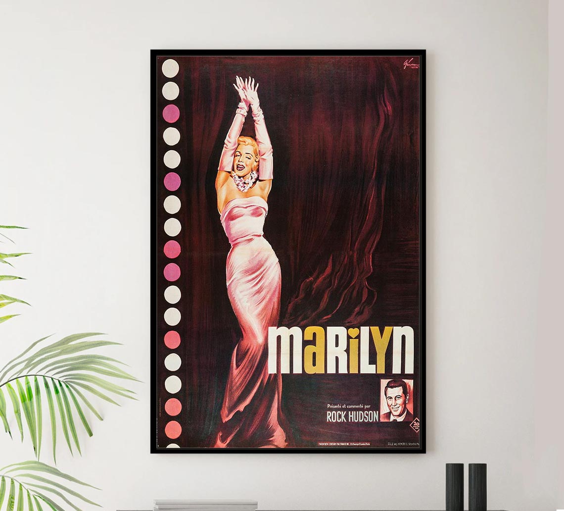 Marilyn 1963 - French - Vintage Classic Movie Poster