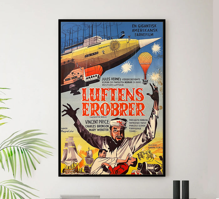 Master of the World 1961 - Denmark - Classic Movie Poster