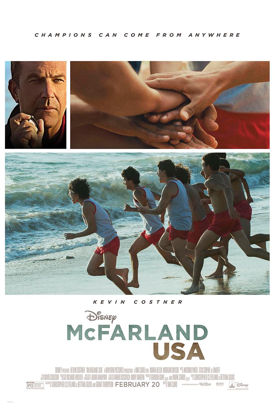 McFarland, USA 2015 - Teaser - Kevin Costner - Vintage Classic Movie Poster