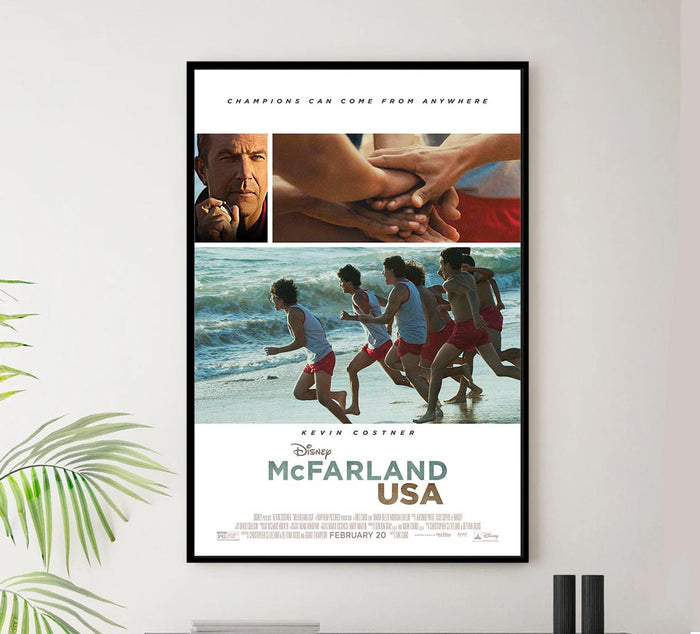 McFarland, USA 2015 - Teaser - Kevin Costner - Vintage Classic Movie Poster