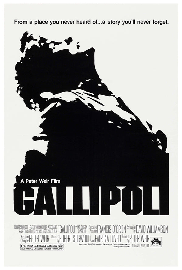 Gallipoli - Mel Gibson - Vintage Movie Poster