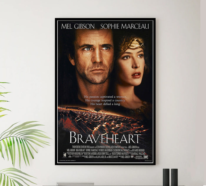 Braveheart - Mel Gibson - v2 - Vintage Movie Poster