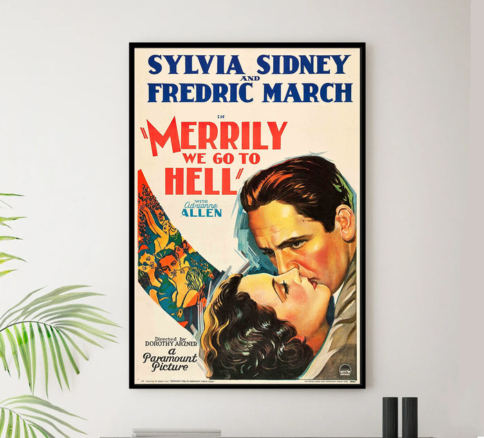 Merrily We Go to Hell 1932 - Cary Grant - US - Classic Movie Poster