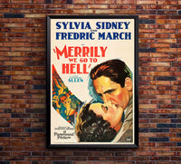 Merrily We Go to Hell 1932 - Cary Grant - US - Classic Movie Poster