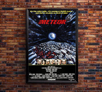 Meteor 1979 - Sean Connery - Vintage Classic Movie Poster