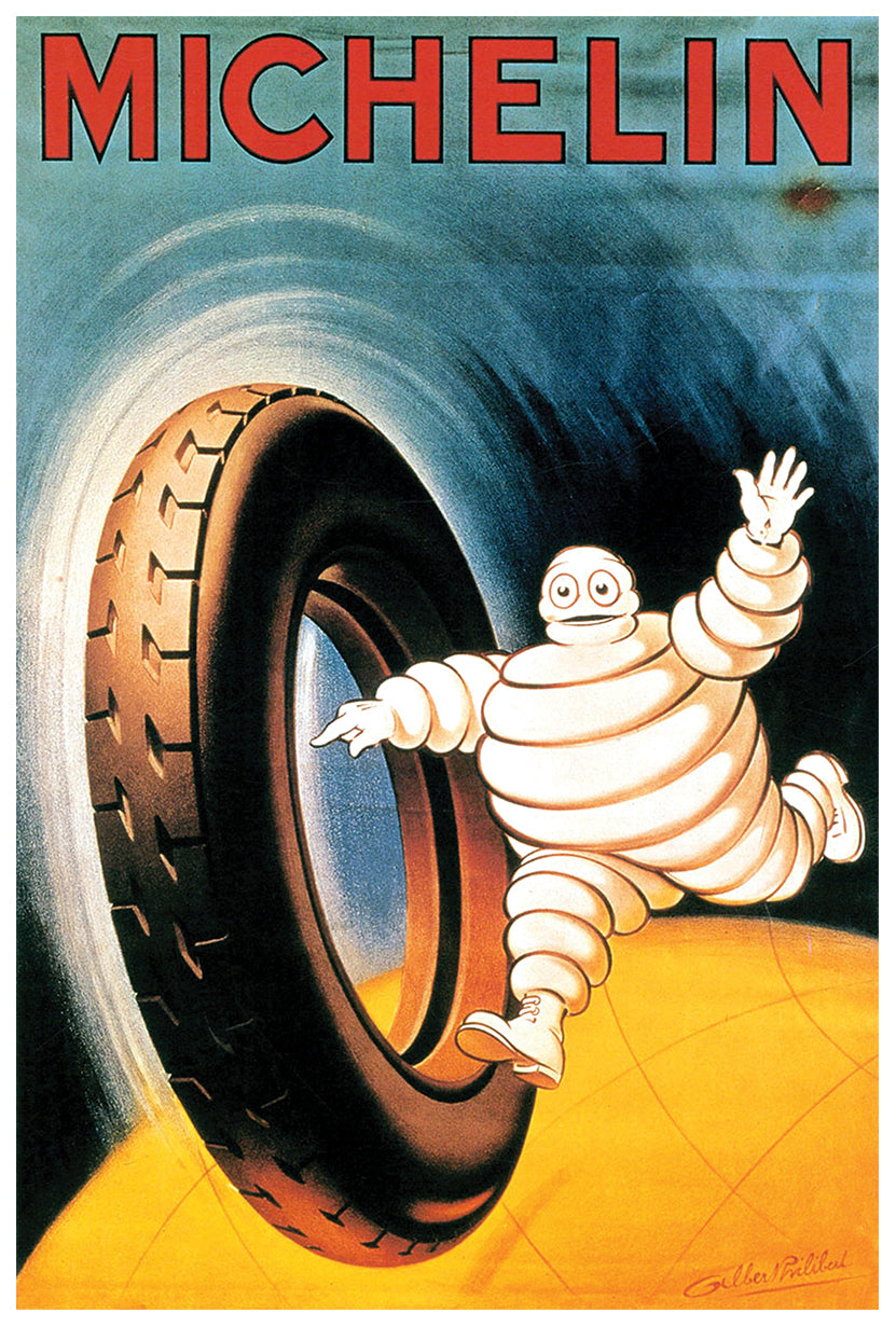 Michelin - Vintage Automobile Racing Poster