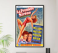 Million Dollar Mermaid 1952 - Esther Williams - Beigium - Classic Movie Poster