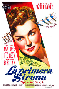 Million Dollar Mermaid 1952 - Esther Williams - Spain - Classic Movie Poster