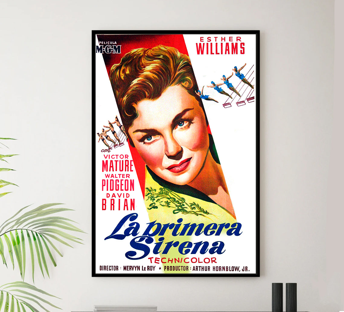Million Dollar Mermaid 1952 - Esther Williams - Spain - Classic Movie Poster