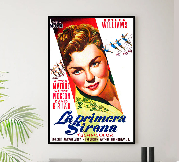 Million Dollar Mermaid 1952 - Esther Williams - Spain - Classic Movie Poster