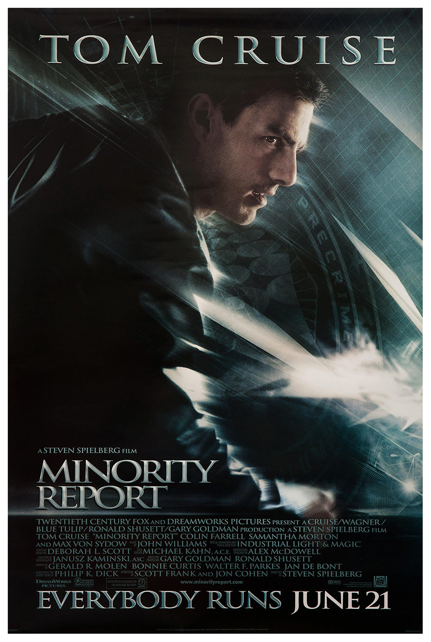 Minority Report 2002 - Classic Movie Poster