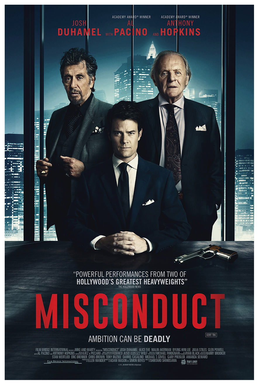 Misconduct 2016 - Al Pacino - UK (2) - Classic Movie Poster