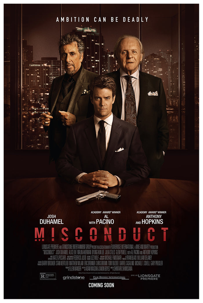 Misconduct 2016 - Al Pacino - US - Classic Movie Poster