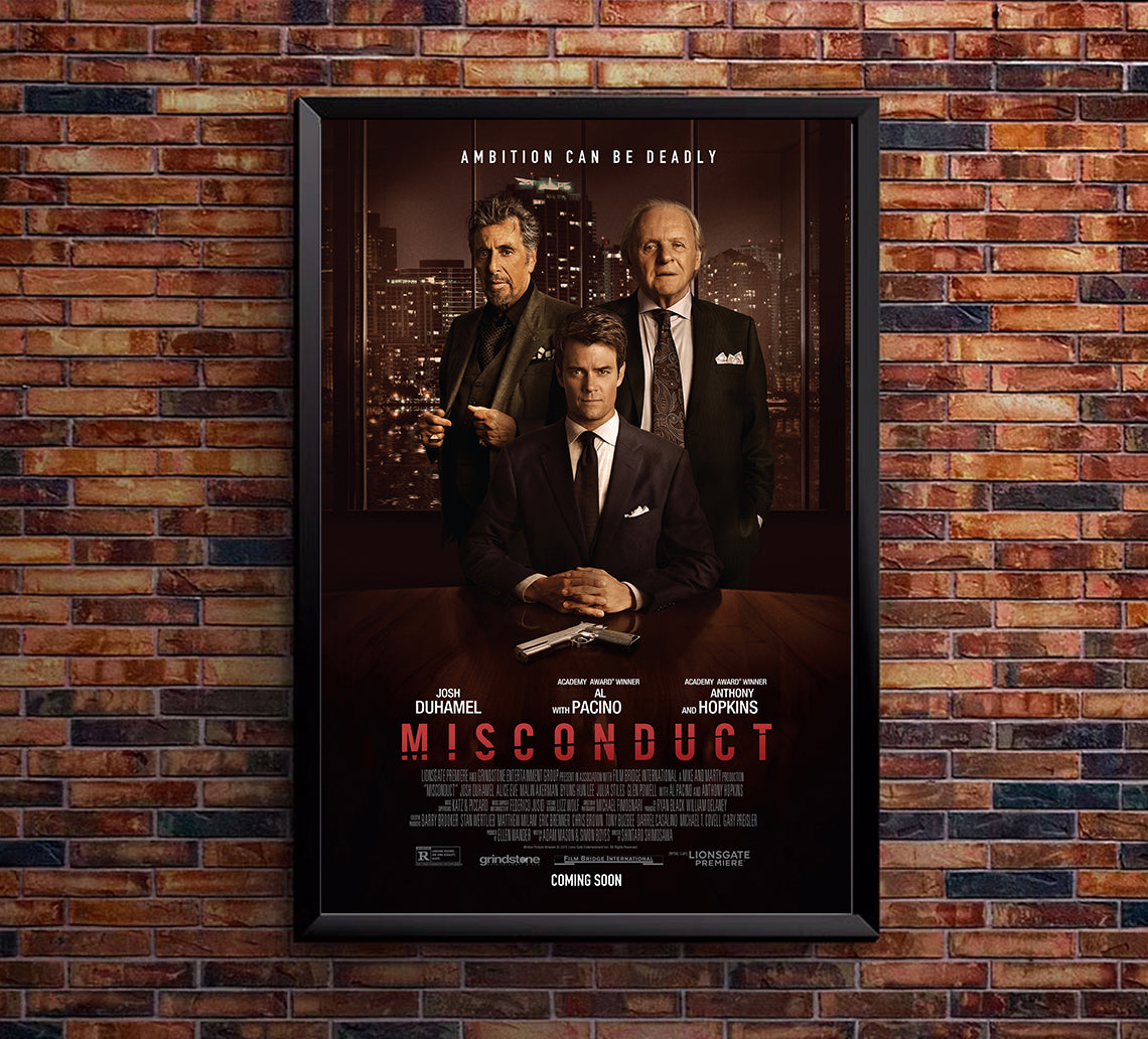 Misconduct 2016 - Al Pacino - US - Classic Movie Poster