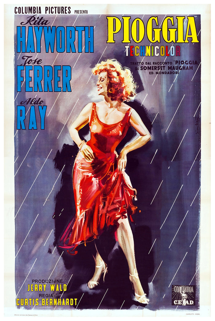 Miss Sadie Thompson 1953 - Italy - Classic Movie Poster