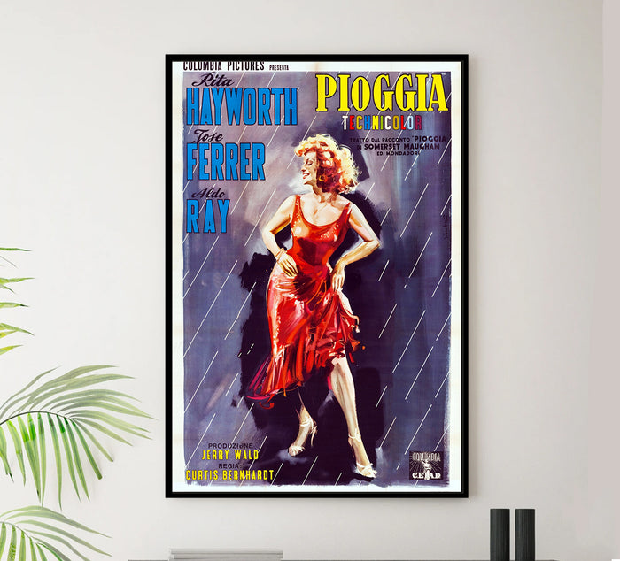 Miss Sadie Thompson 1953 - Italy - Classic Movie Poster