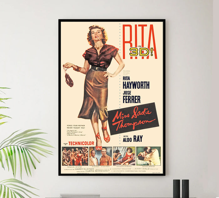 Miss Sadie Thompson 1953 - US - Classic Movie Poster