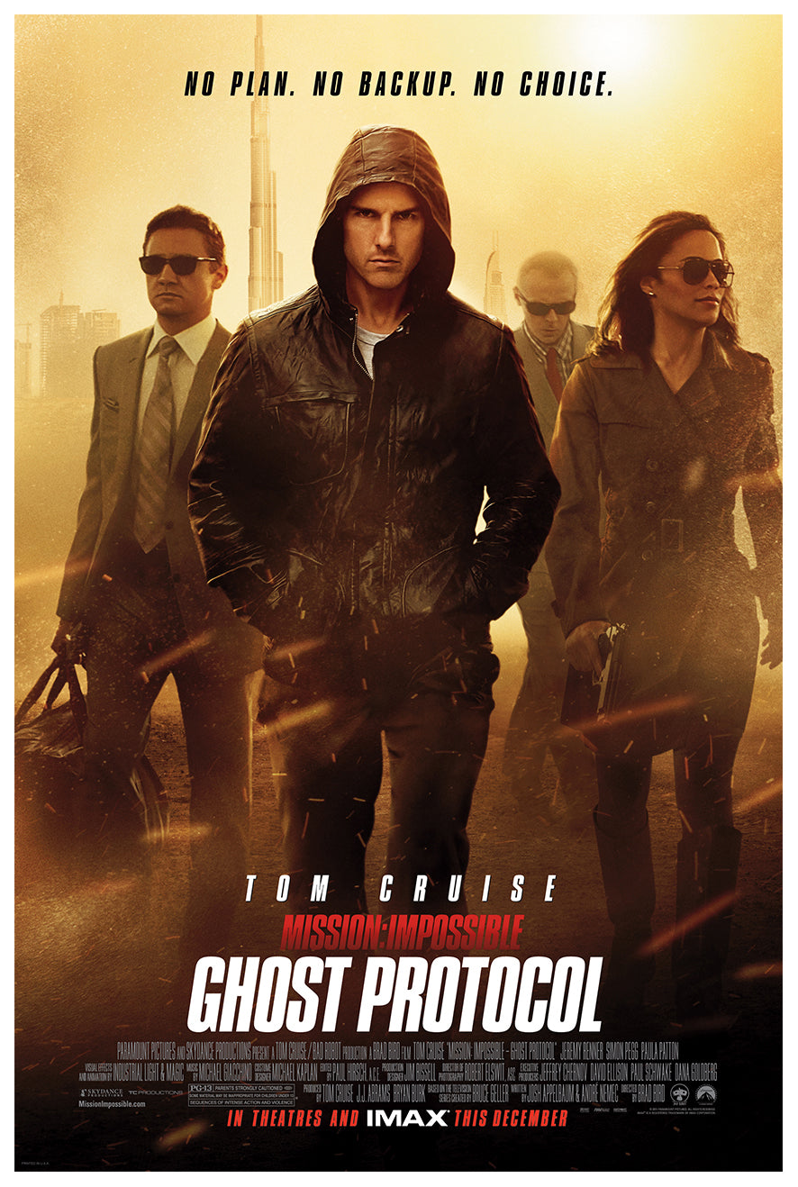 Mission Impossible - Ghost Protocol 2011 - Classic Movie Poster