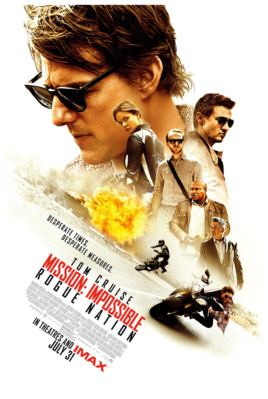 Mission Impossible - Rogue Nation 2015 v1 - Classic Movie Poster