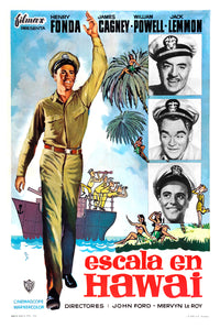 Mister Roberts 1955 - James Cagney - Spain - Classic Movie Poster