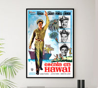 Mister Roberts 1955 - James Cagney - Spain - Classic Movie Poster