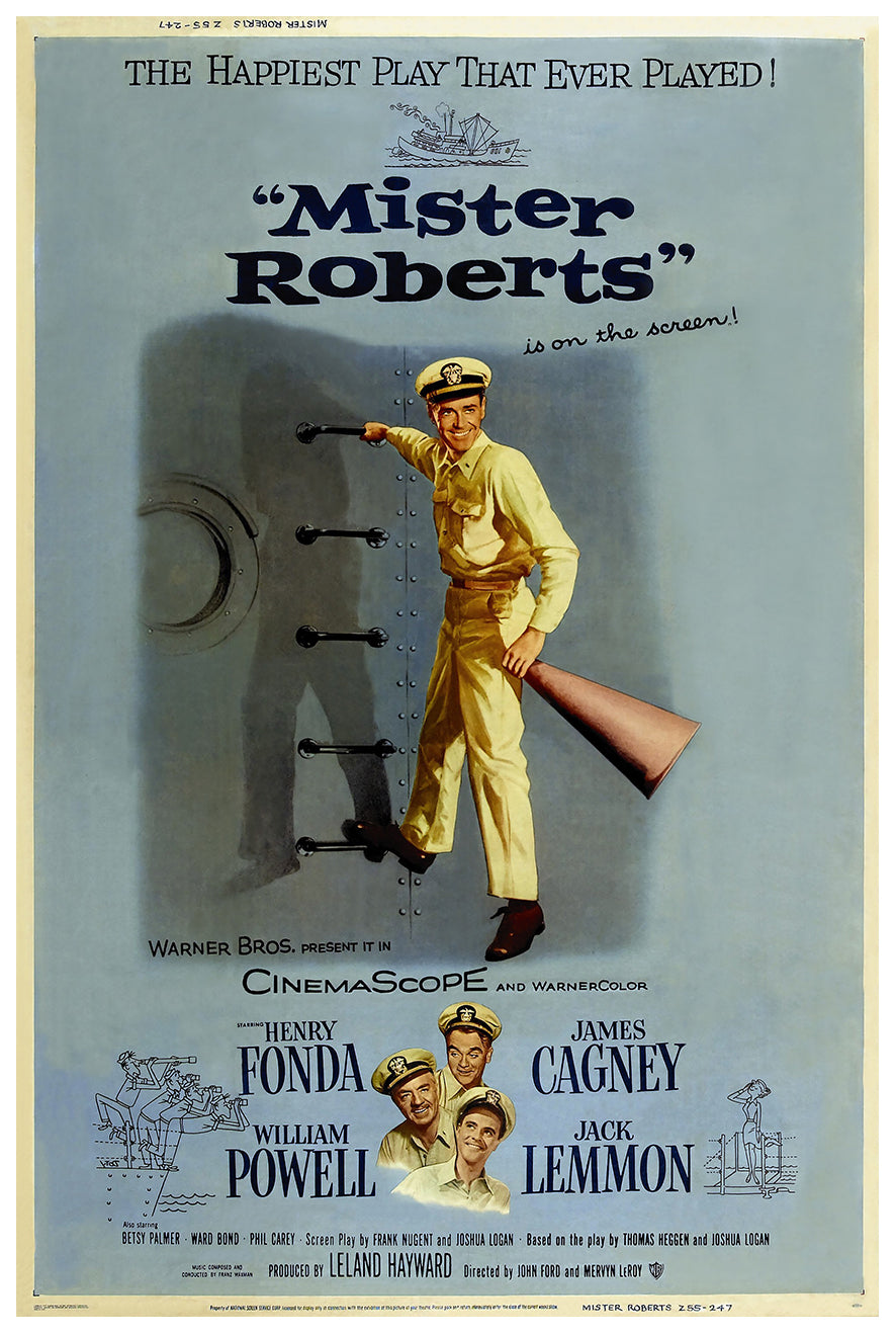 Mister Roberts 1955 - James Cagney - US - Classic Movie Poster