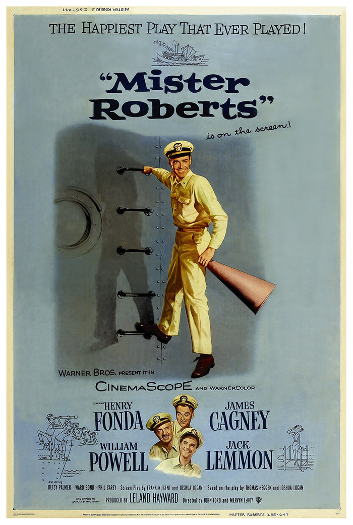 Mister Roberts 1955 - James Cagney - US - Classic Movie Poster