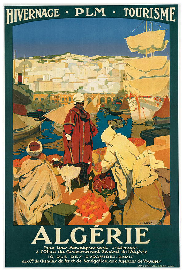 Africa - Algeria - Vintage Travel Poster