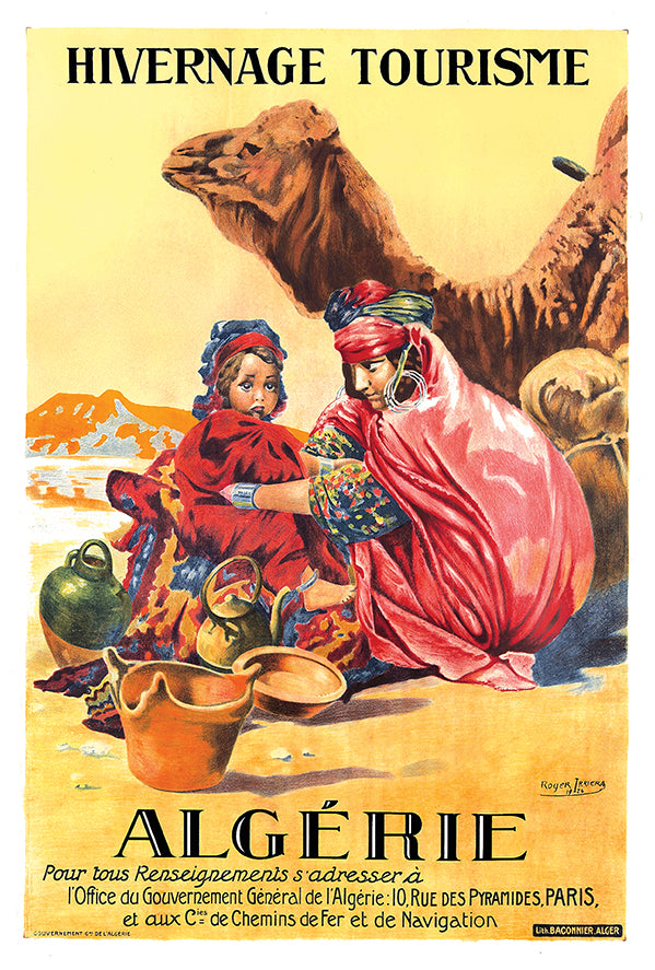 Africa - Algeria 2- Vintage Travel Poster