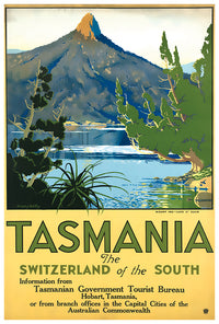 Australia - Tasmania - Vintage Travel Poster