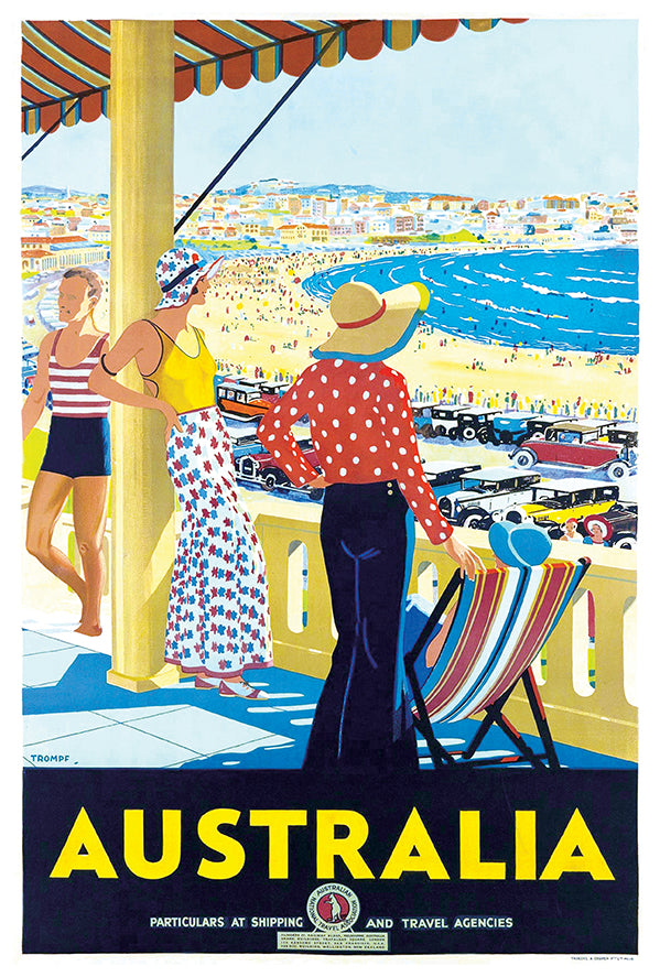 Australia - Vintage Travel Poster