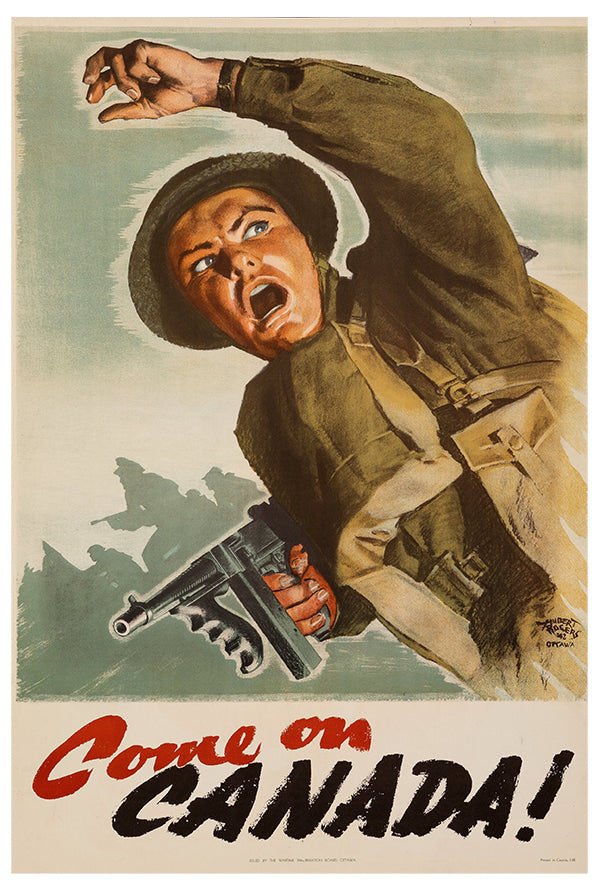 Come on Canada - WW2 Poster