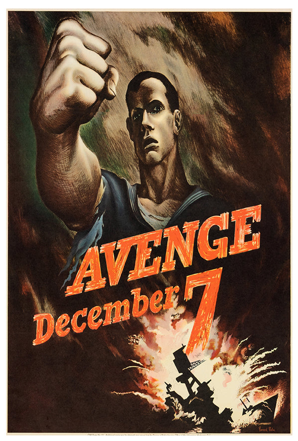 Avenge December 7th  - WW2 Poster