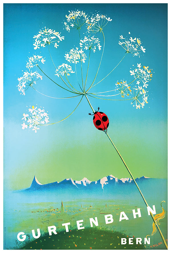 Switzerland - Bern - Vintage Travel Poster