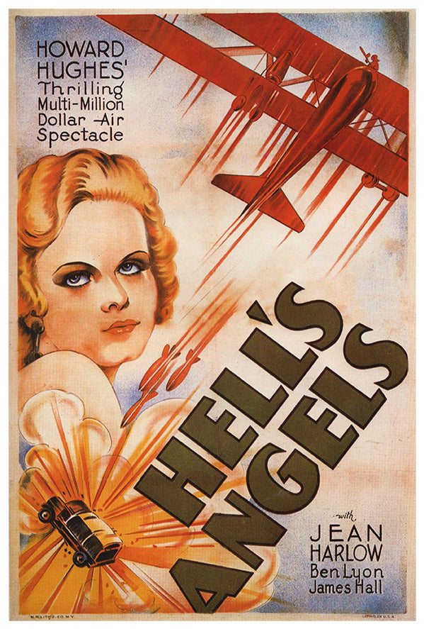 Jean Harlow - Howard Hughes - 1930 - Movie Poster 1